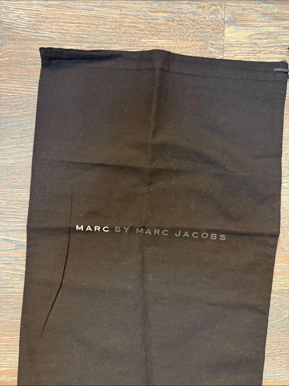 Marc By Marc Jacobs Black Logo Drawstring Pouch